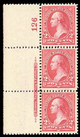 Costs of US Stamp Scott Catalogue # 251 - 2c 1894 Washington. Matthew Bennett International, Sep 2010, Sale 331, Lot 615