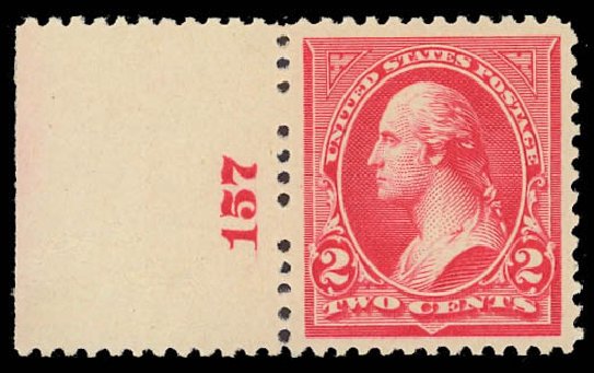 Values of US Stamp Scott Cat. 252: 1894 2c Washington. Daniel Kelleher Auctions, Jun 2012, Sale 630, Lot 1577