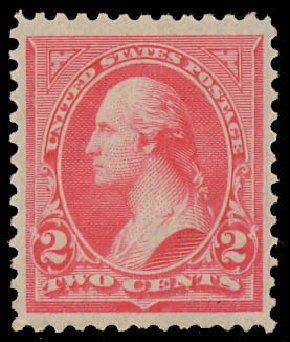 US Stamp Value Scott Cat. # 252 - 1894 2c Washington. Daniel Kelleher Auctions, Oct 2012, Sale 632, Lot 1164