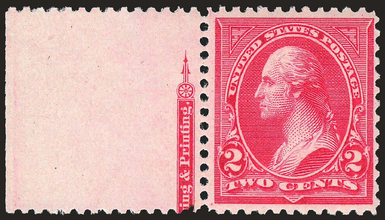 US Stamps Value Scott Cat. 252 - 2c 1894 Washington. Robert Siegel Auction Galleries, Apr 2010, Sale 984, Lot 635