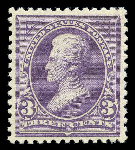 Value of US Stamps Scott Cat. # 253: 1894 3c Jackson. Matthew Bennett International, Sep 2010, Sale 331, Lot 618