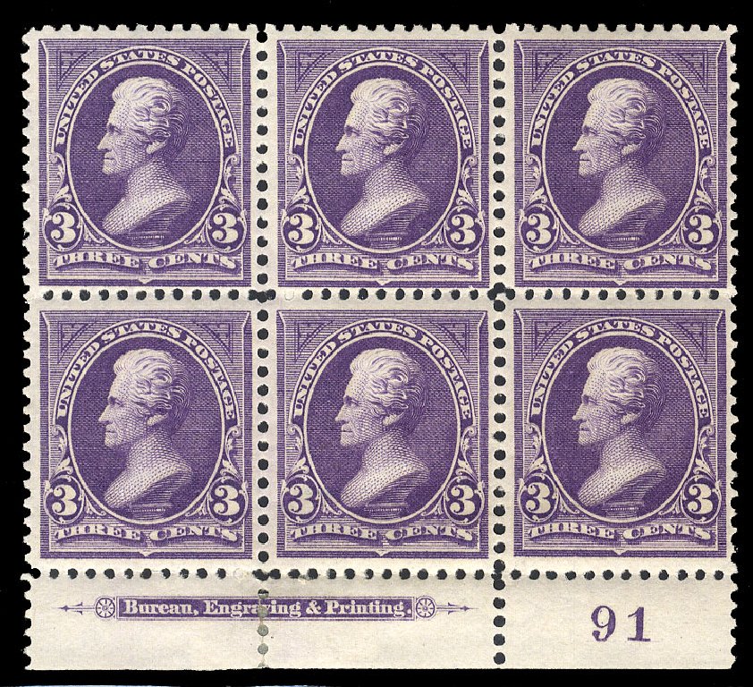 US Stamp Price Scott Cat. 253: 3c 1894 Jackson. Cherrystone Auctions, Apr 2009, Sale 200904, Lot 41