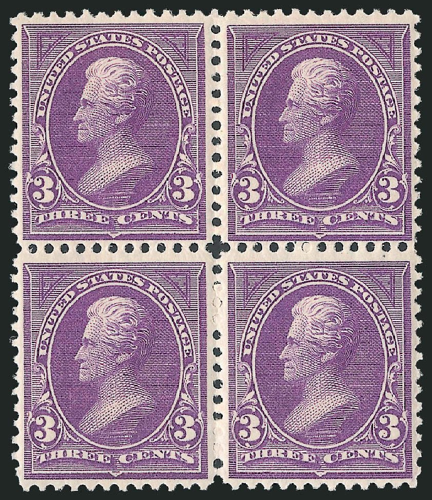 US Stamp Price Scott Catalog 253 - 1894 3c Jackson. Robert Siegel Auction Galleries, Oct 2011, Sale 1014, Lot 1582
