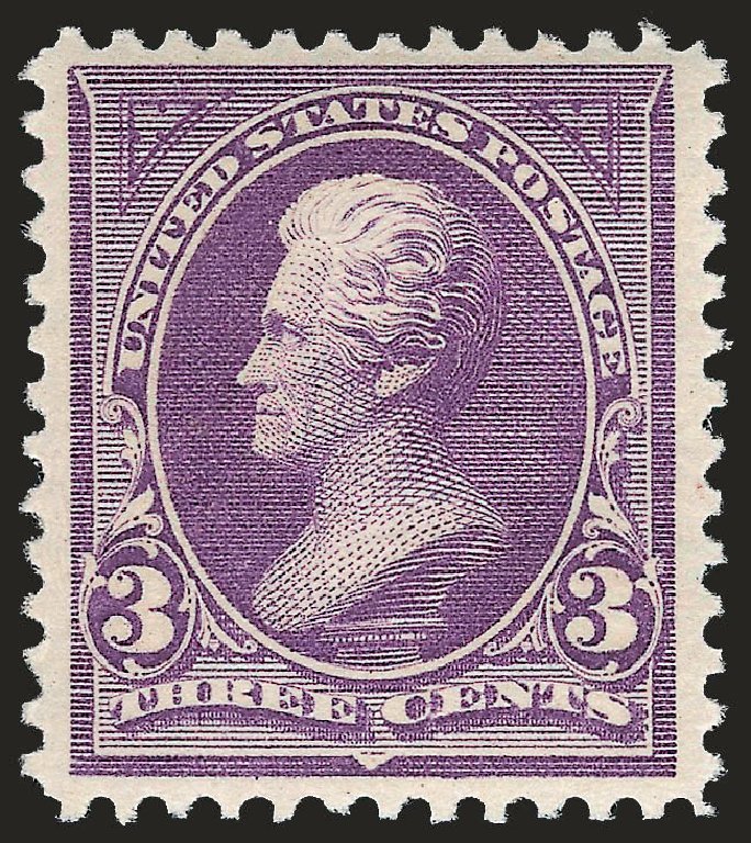 US Stamp Price Scott Cat. # 253 - 1894 3c Jackson. Robert Siegel Auction Galleries, Jun 2009, Sale 975, Lot 1563
