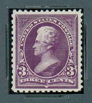 Prices of US Stamp Scott Catalog 253 - 1894 3c Jackson. Matthew Bennett International, Oct 2007, Sale 322, Lot 2106
