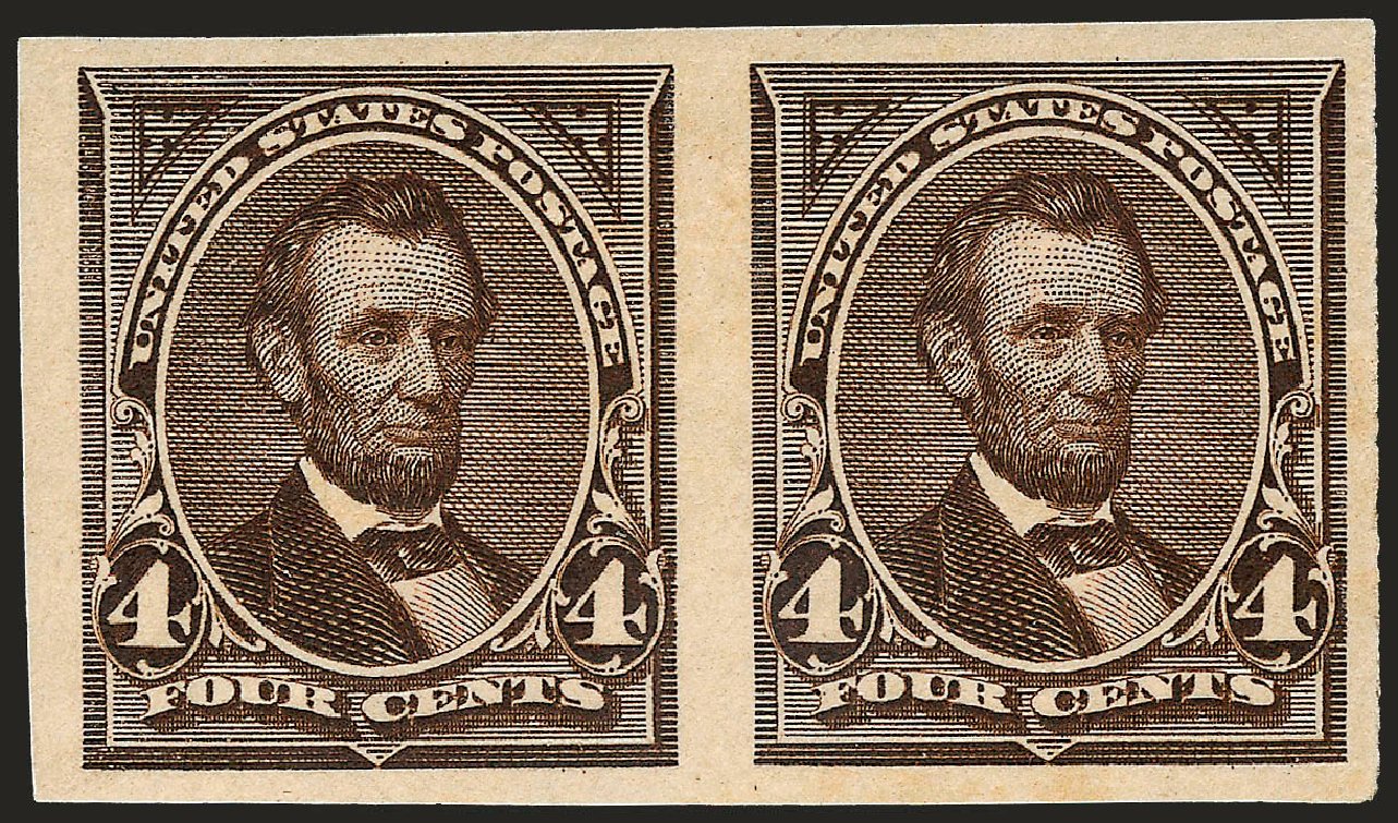 Cost of US Stamps Scott Catalog #254: 4c 1894 Lincoln. Robert Siegel Auction Galleries, Oct 2008, Sale 963, Lot 878