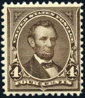 Cost of US Stamps Scott #254 - 4c 1894 Lincoln. Harmer-Schau Auction Galleries, Mar 2011, Sale 89, Lot 244