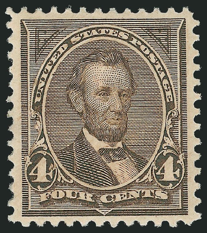 Costs of US Stamps Scott #254 - 4c 1894 Lincoln. Robert Siegel Auction Galleries, Oct 2010, Sale 997, Lot 5742