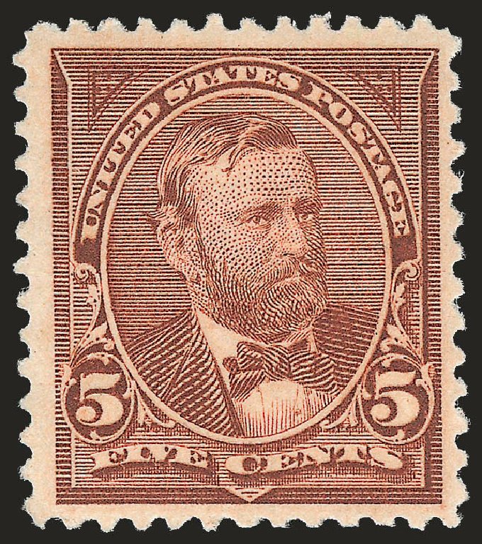 Value of US Stamps Scott Catalogue 255 - 5c 1894 Grant. Robert Siegel Auction Galleries, Apr 2009, Sale 972, Lot 3247