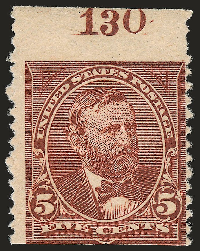 Cost of US Stamps Scott Cat. # 255 - 1894 5c Grant. Robert Siegel Auction Galleries, Dec 2009, Sale 977, Lot 328