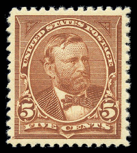 Cost of US Stamp Scott 255 - 5c 1894 Grant. Matthew Bennett International, Sep 2010, Sale 331, Lot 621