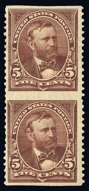 US Stamps Prices Scott Catalog 255 - 1894 5c Grant. Cherrystone Auctions, Jun 2009, Sale 200906, Lot 111