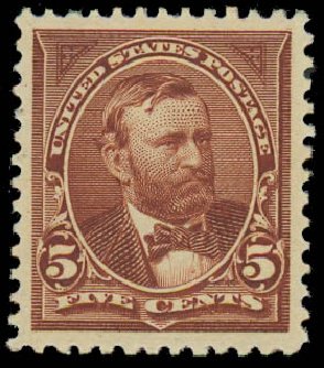 Price of US Stamp Scott Catalogue 255: 5c 1894 Grant. Daniel Kelleher Auctions, Jul 2011, Sale 625, Lot 851