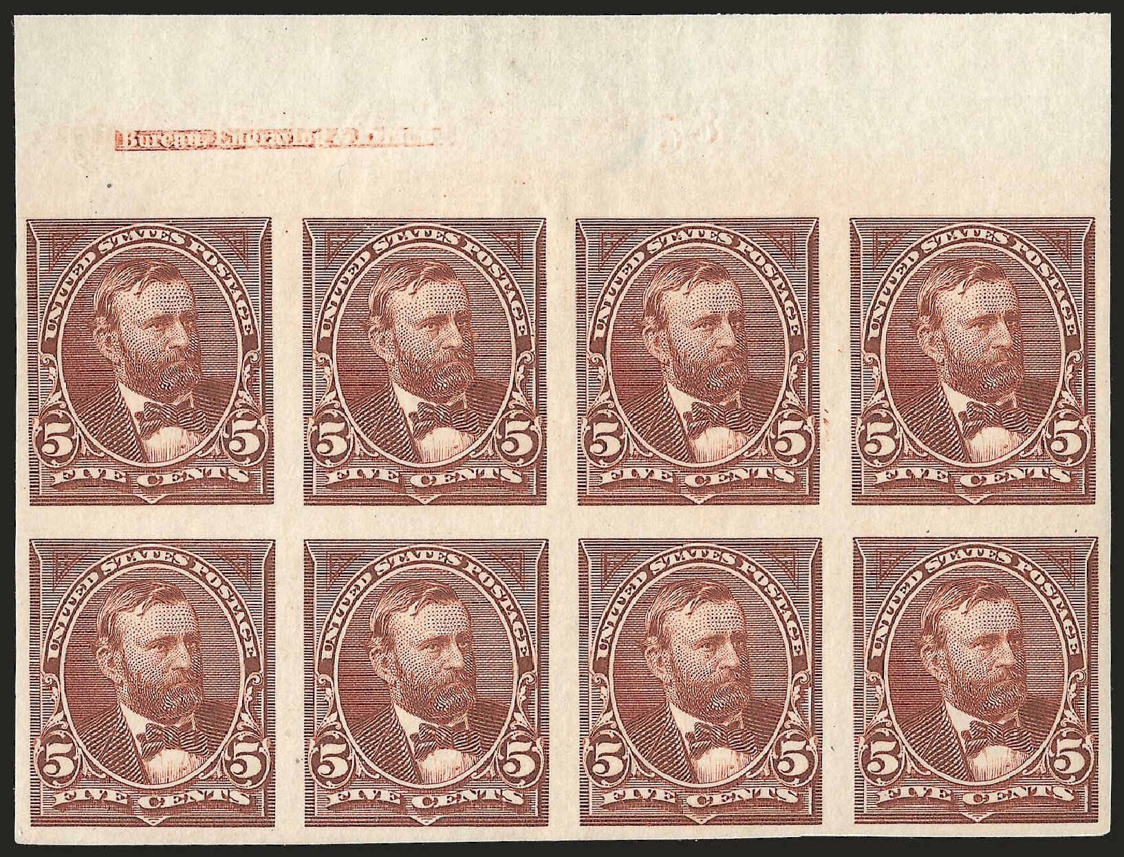 Price of US Stamps Scott Catalog #255 - 1894 5c Grant. Robert Siegel Auction Galleries, Dec 2009, Sale 977, Lot 324