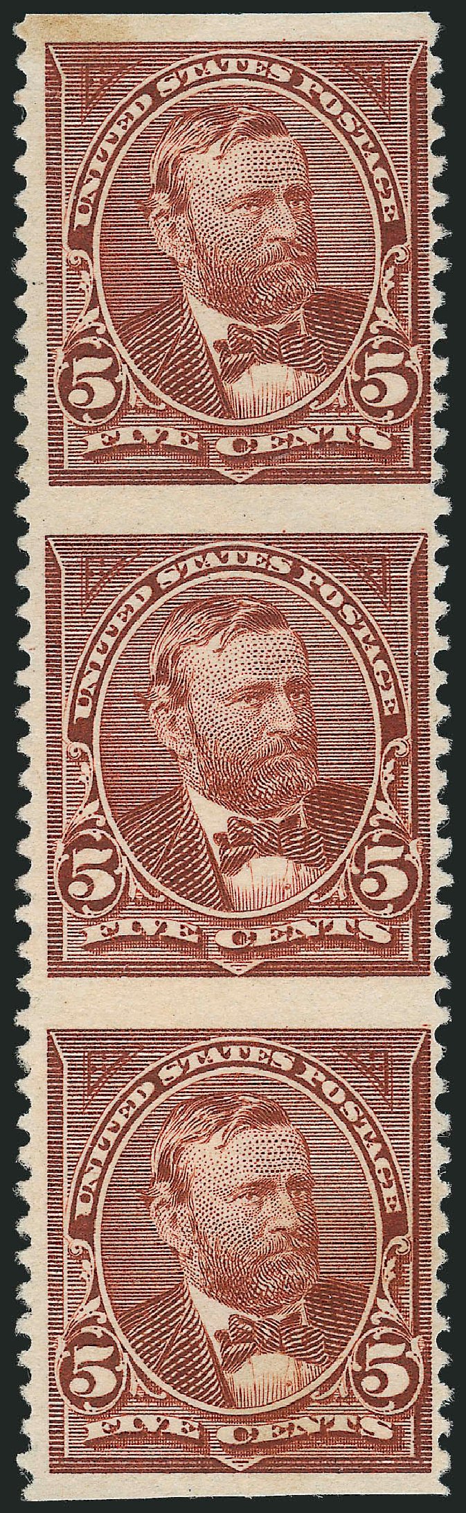 US Stamps Values Scott Cat. #255 - 5c 1894 Grant. Robert Siegel Auction Galleries, Dec 2012, Sale 1037, Lot 1872