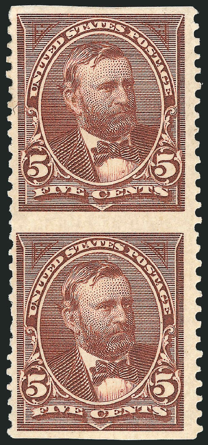 US Stamp Values Scott Catalogue # 255 - 1894 5c Grant. Robert Siegel Auction Galleries, Sep 2009, Sale 976, Lot 1732