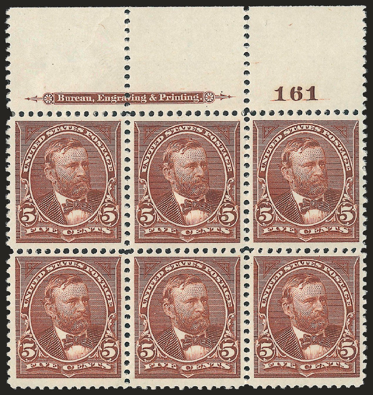 Prices of US Stamp Scott 255 - 5c 1894 Grant. Robert Siegel Auction Galleries, Dec 2009, Sale 977, Lot 322