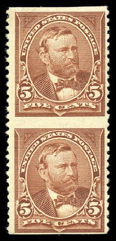 US Stamp Values Scott Catalogue # 255 - 5c 1894 Grant. Matthew Bennett International, Sep 2011, Sale 338, Lot 1883