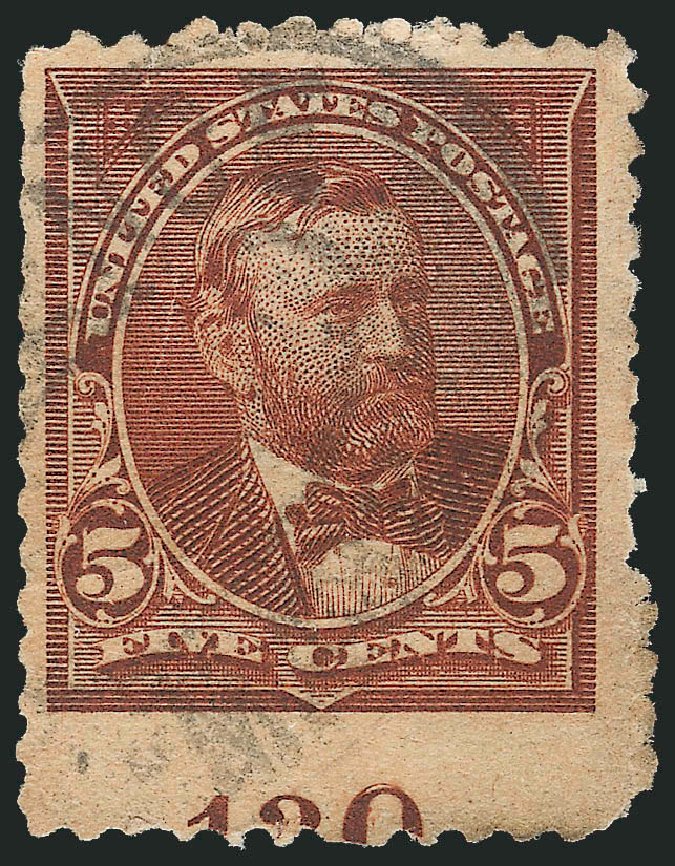 Cost of US Stamps Scott Catalog 255: 5c 1894 Grant. Robert Siegel Auction Galleries, Dec 2009, Sale 977, Lot 323