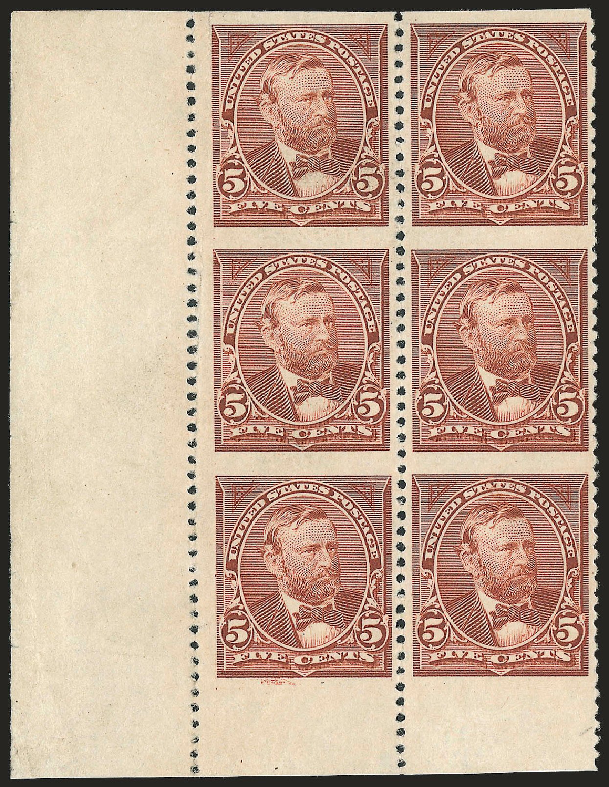 Price of US Stamps Scott Catalogue #255: 1894 5c Grant. Robert Siegel Auction Galleries, Dec 2009, Sale 977, Lot 326