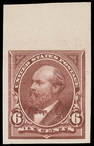US Stamp Price Scott # 256 - 1894 6c Garfield. Matthew Bennett International, Jun 2008, Sale 328, Lot 788