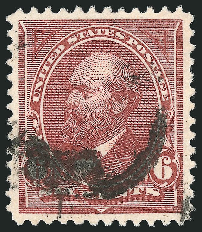Costs of US Stamp Scott #256 - 6c 1894 Garfield. Robert Siegel Auction Galleries, Oct 2012, Sale 1032, Lot 3370