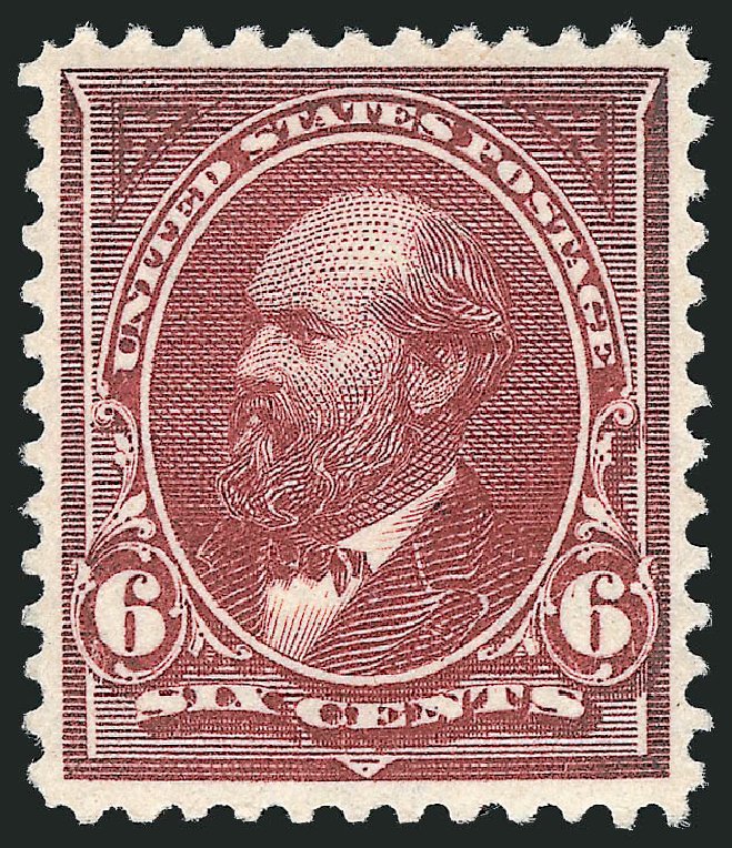 Cost of US Stamp Scott Catalog #256: 6c 1894 Garfield. Robert Siegel Auction Galleries, Mar 2012, Sale 1019, Lot 584
