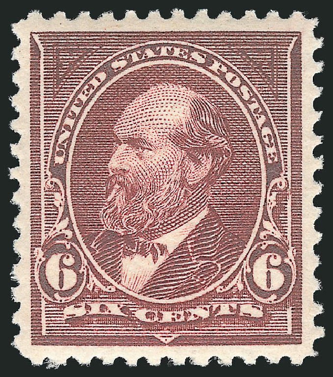 Cost of US Stamp Scott Cat. #256: 6c 1894 Garfield. Robert Siegel Auction Galleries, Mar 2012, Sale 1019, Lot 585