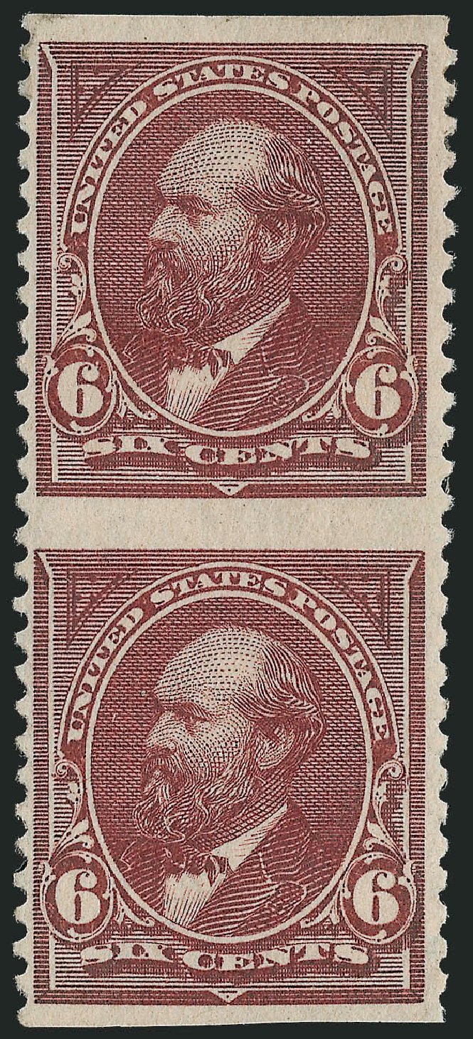 Cost of US Stamp Scott # 256: 6c 1894 Garfield. Robert Siegel Auction Galleries, Sep 2009, Sale 976, Lot 1735