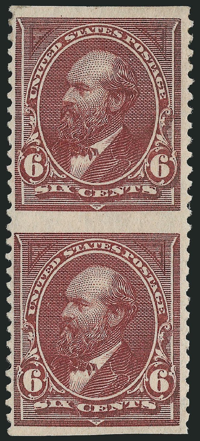 US Stamp Prices Scott Catalog 256 - 1894 6c Garfield. Robert Siegel Auction Galleries, Oct 2010, Sale 997, Lot 5745