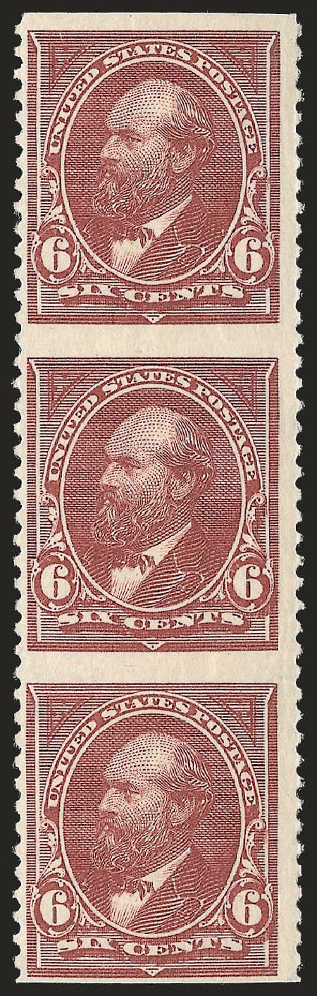Cost of US Stamps Scott Cat. 256 - 1894 6c Garfield. Robert Siegel Auction Galleries, Dec 2009, Sale 977, Lot 333