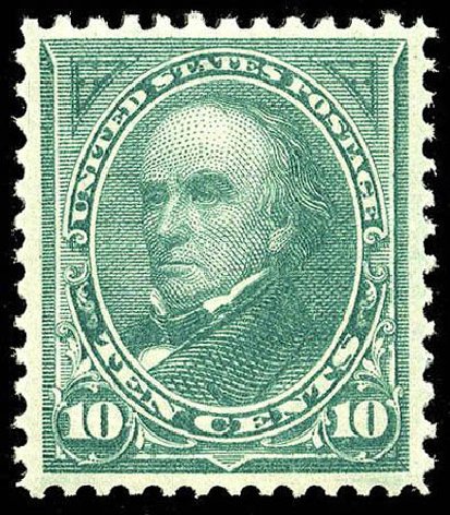 Cost of US Stamp Scott Catalog # 258: 10c 1894 Webster. Matthew Bennett International, Apr 2008, Sale 326, Lot 247