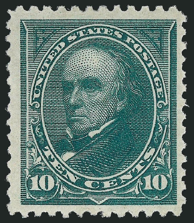 US Stamps Prices Scott Catalog # 258: 10c 1894 Webster. Robert Siegel Auction Galleries, Oct 2010, Sale 997, Lot 5748