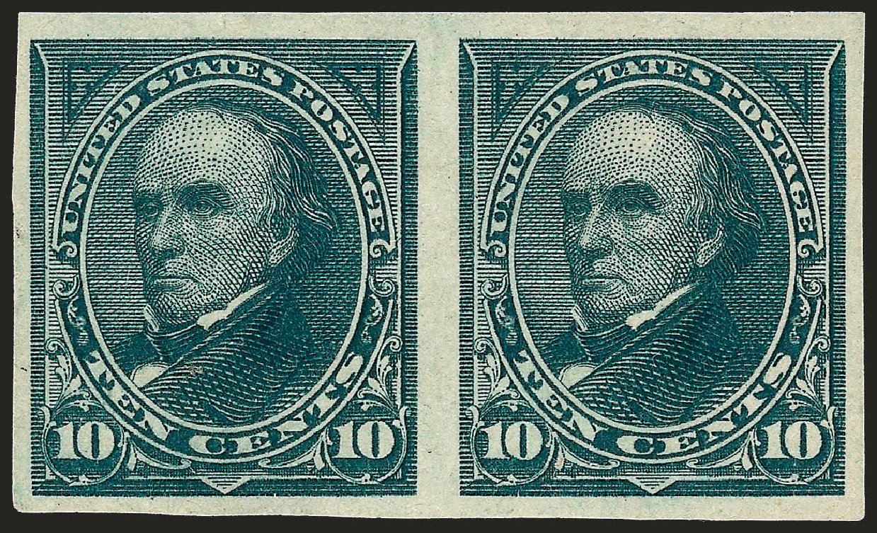 Costs of US Stamp Scott Catalogue # 258 - 10c 1894 Webster. Robert Siegel Auction Galleries, Oct 2008, Sale 963, Lot 881
