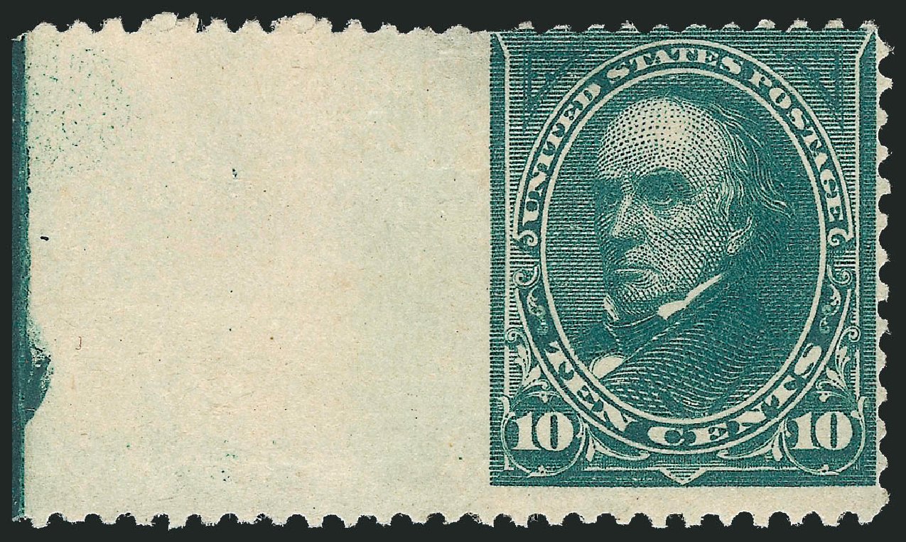 US Stamp Prices Scott Cat. 258: 1894 10c Webster. Robert Siegel Auction Galleries, Dec 2009, Sale 977, Lot 335