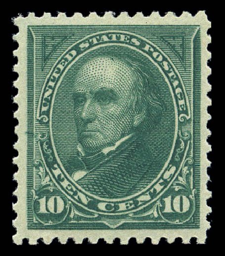US Stamp Prices Scott Cat. #258 - 1894 10c Webster. Matthew Bennett International, Sep 2010, Sale 331, Lot 626