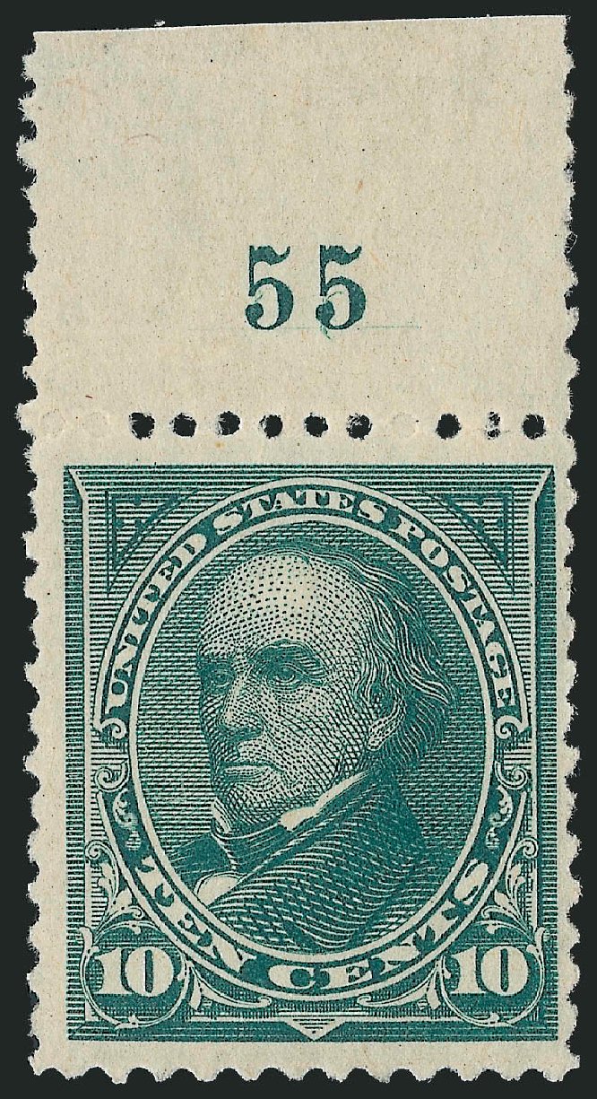 US Stamp Prices Scott Cat. #258 - 10c 1894 Webster. Robert Siegel Auction Galleries, Oct 2012, Sale 1033, Lot 4146