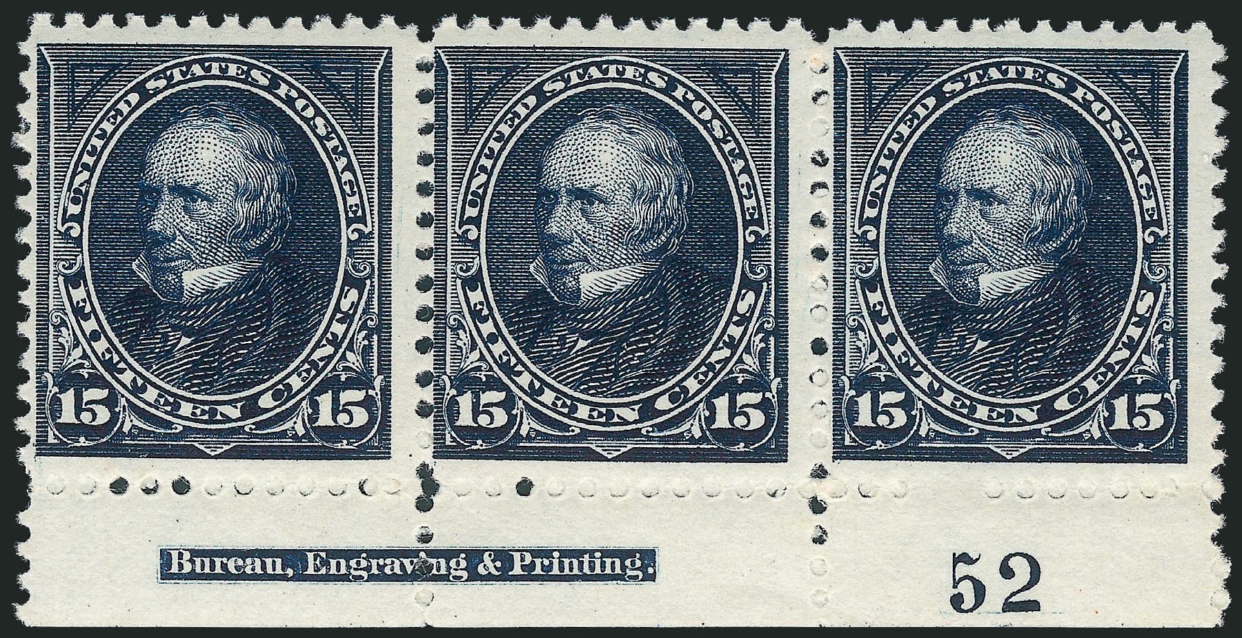 US Stamp Price Scott Cat. # 259: 1894 15c Clay. Robert Siegel Auction Galleries, Oct 2011, Sale 1014, Lot 1589