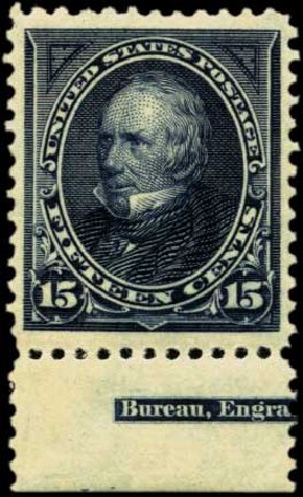 US Stamp Values Scott #259: 1894 15c Clay. Harmer-Schau Auction Galleries, Feb 2012, Sale 92, Lot 1021