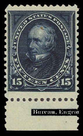 Prices of US Stamp Scott Cat. # 259 - 1894 15c Clay. Daniel Kelleher Auctions, Jun 2012, Sale 630, Lot 1594