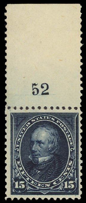 US Stamp Value Scott Catalog # 259: 15c 1894 Clay. Daniel Kelleher Auctions, Jun 2012, Sale 630, Lot 1593