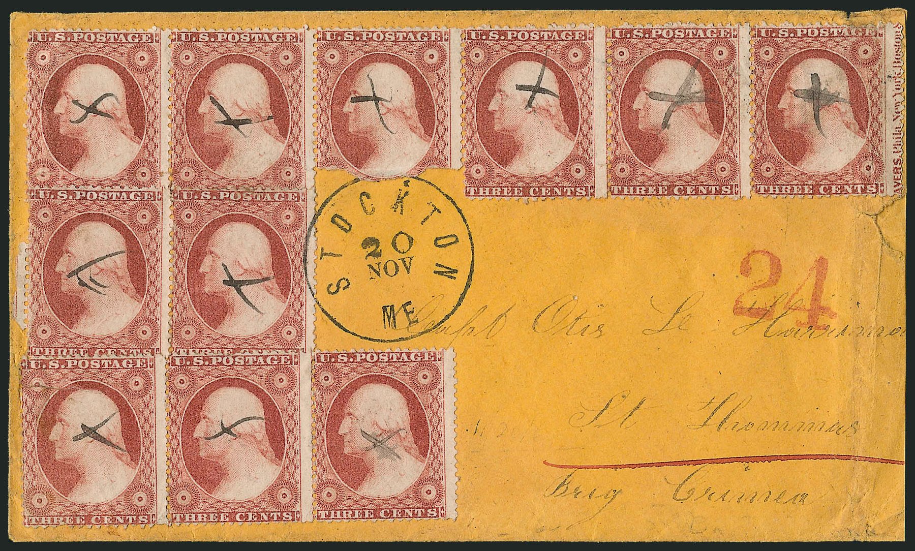 Price of US Stamp Scott #26 - 3c 1857 Washington. Robert Siegel Auction Galleries, Dec 2010, Sale 1002, Lot 3767