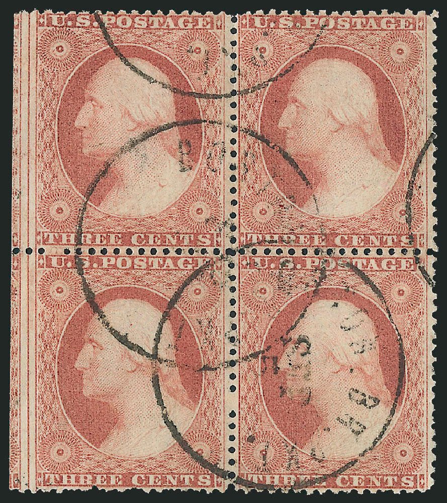 Cost of US Stamps Scott Cat. #26: 3c 1857 Washington. Robert Siegel Auction Galleries, Dec 2011, Sale 1017, Lot 507