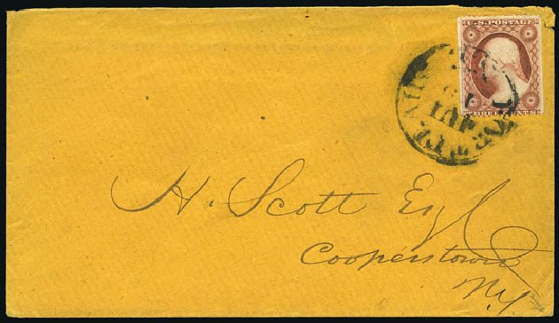 Price of US Stamp Scott 26 - 3c 1857 Washington. Matthew Bennett International, Feb 2015, Sale 351, Lot 48