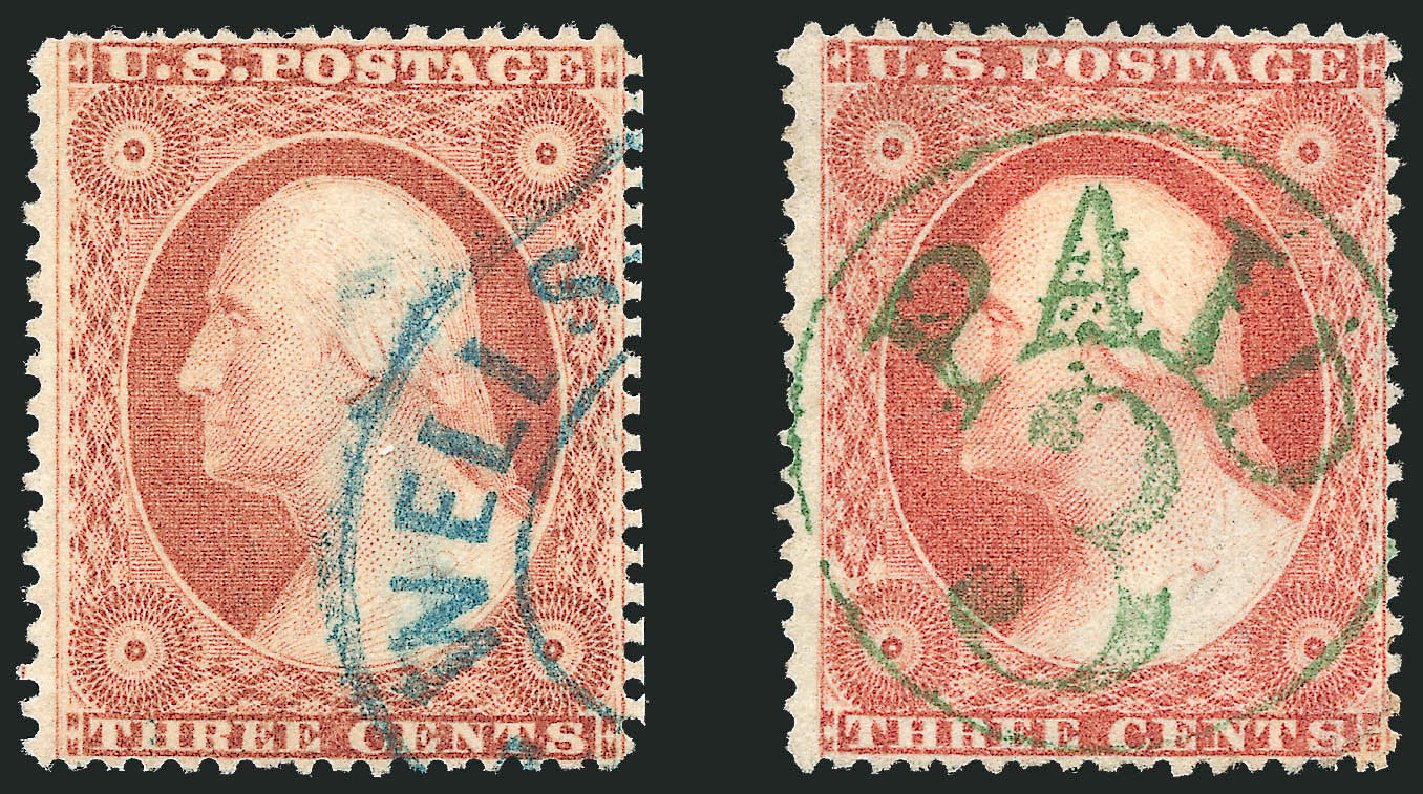 Price of US Stamps Scott 26 - 3c 1857 Washington. Robert Siegel Auction Galleries, Dec 2013, Sale 1062, Lot 138
