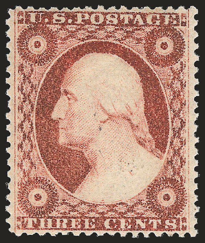 US Stamps Price Scott #26: 3c 1857 Washington. Robert Siegel Auction Galleries, Apr 2010, Sale 984, Lot 138