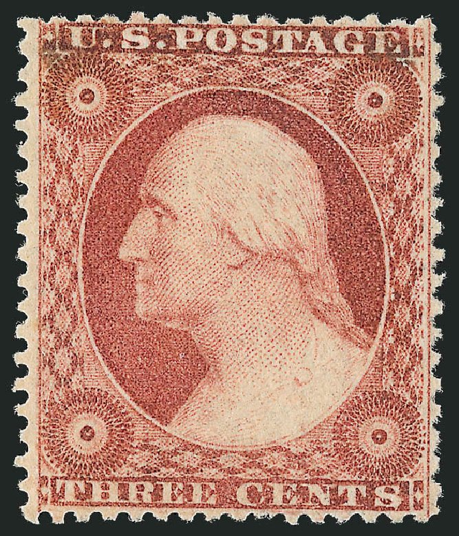 Prices of US Stamp Scott Catalog #26 - 3c 1857 Washington. Robert Siegel Auction Galleries, Jul 2013, Sale 1050, Lot 139