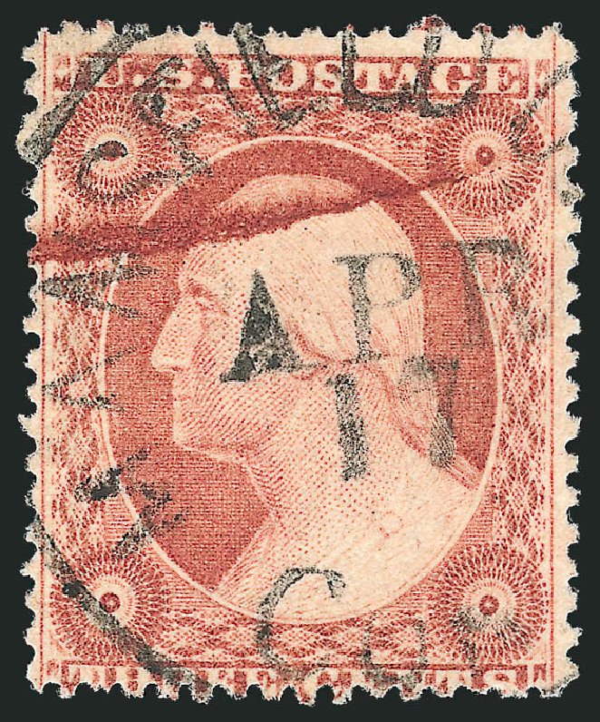 Price of US Stamps Scott 26 - 1857 3c Washington. Robert Siegel Auction Galleries, Dec 2011, Sale 1017, Lot 500