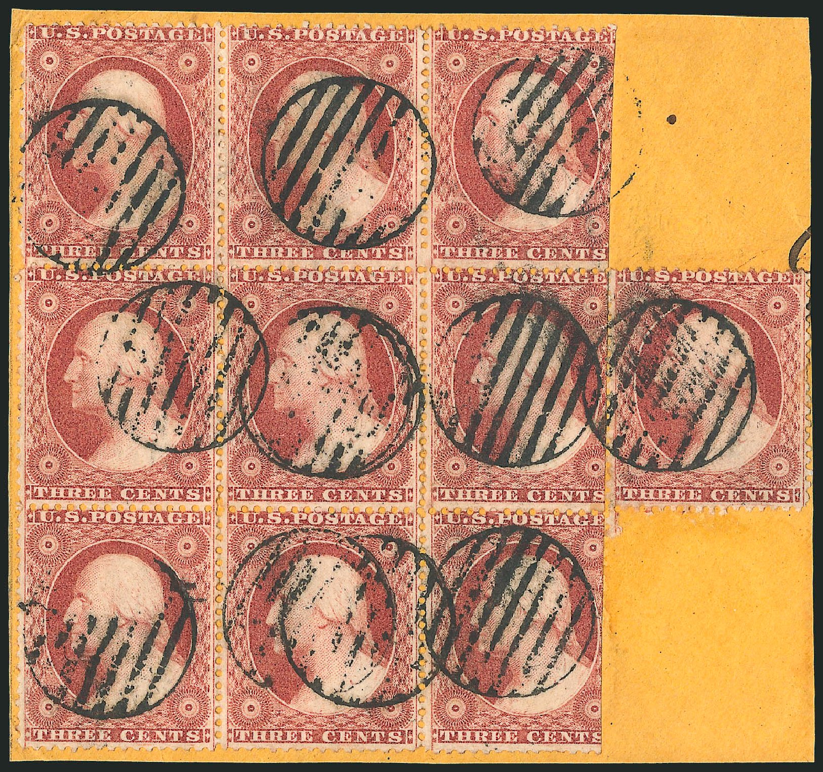 US Stamps Price Scott # 26 - 3c 1857 Washington. Robert Siegel Auction Galleries, Dec 2011, Sale 1017, Lot 510