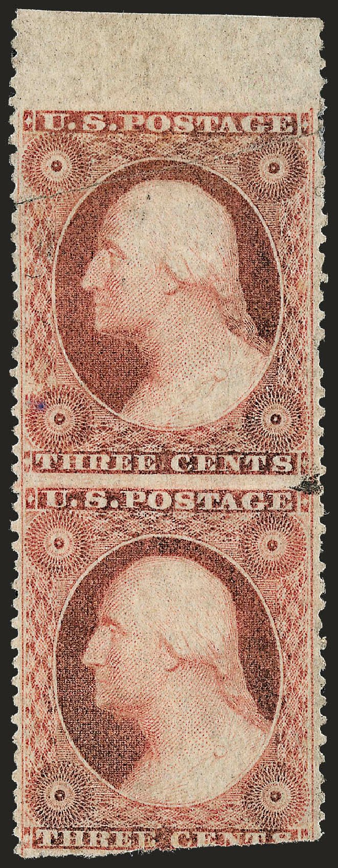 Price of US Stamp Scott Catalog #26: 1857 3c Washington. Robert Siegel Auction Galleries, Dec 2008, Sale 964, Lot 250
